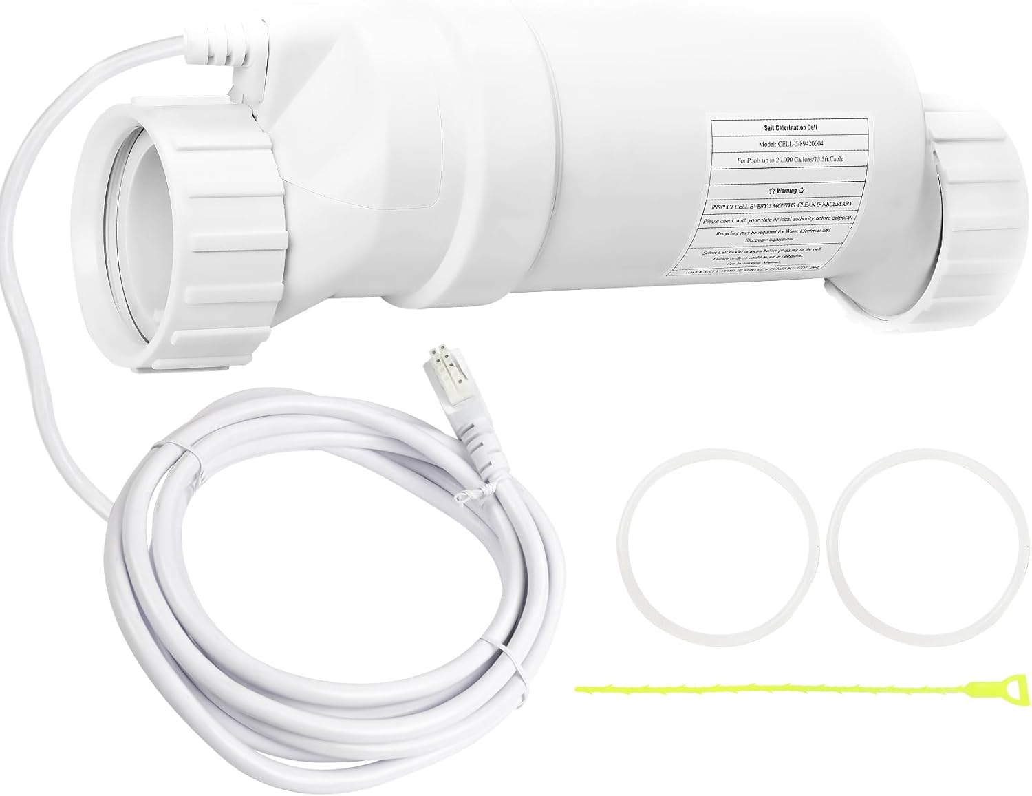 Salt Water Pool Chlorinator System Compatible with Hayward Salt Chlorine Generator W3T-Cell-5, T-CELL-5-SWP, T-Cell 5. Salt Chlorine Generator Systems up to 20,000 gallons Swimming Pools.