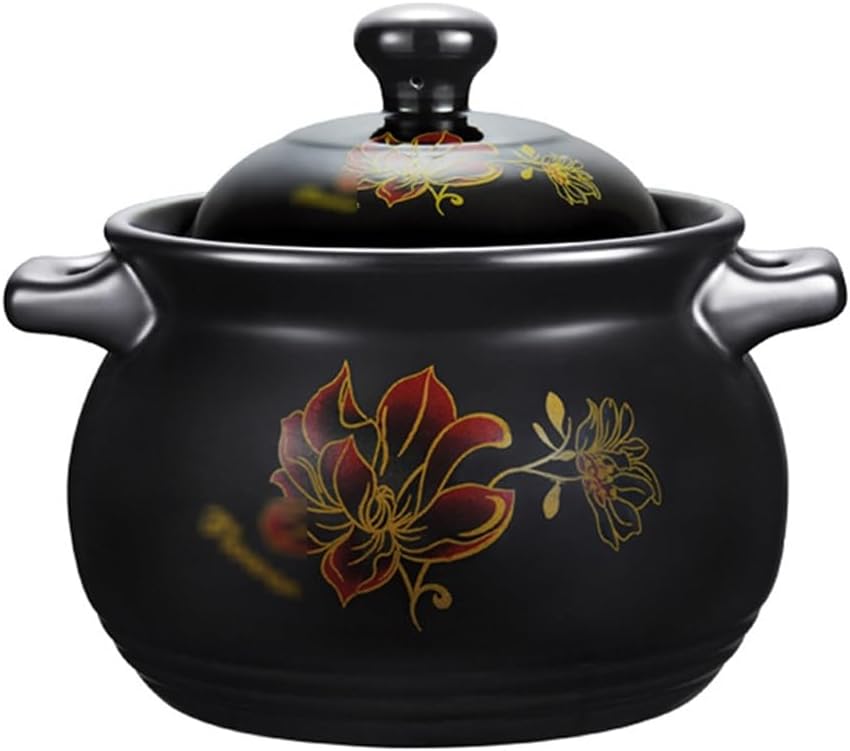 Large Capacity Casserole Fire Frying Clay Gas Stew Pot Household Soup Pots