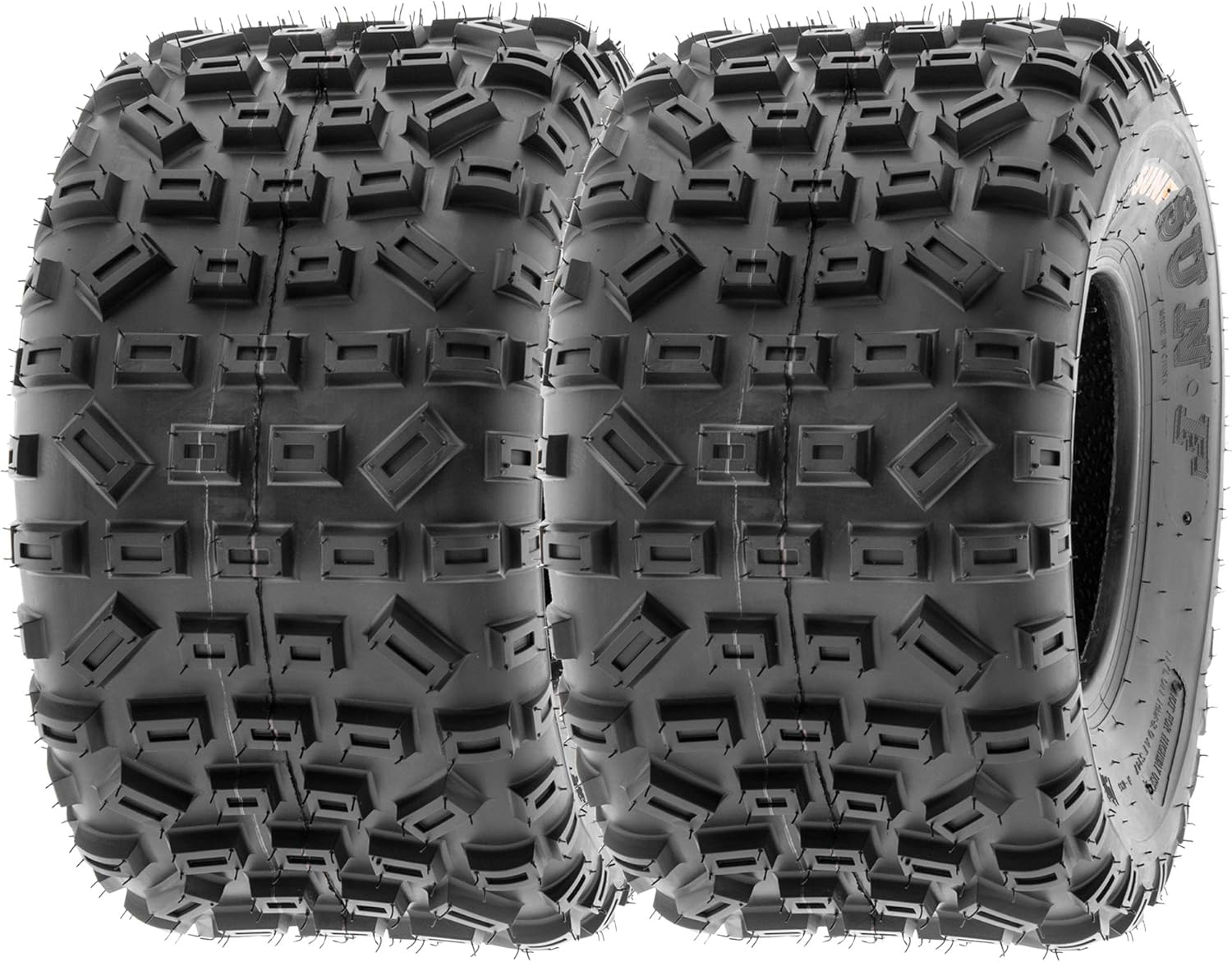 SunF 18x10-8 ATV UTV Tire 18x10x8 Knobby 6 PR A035 - PAIR of 2