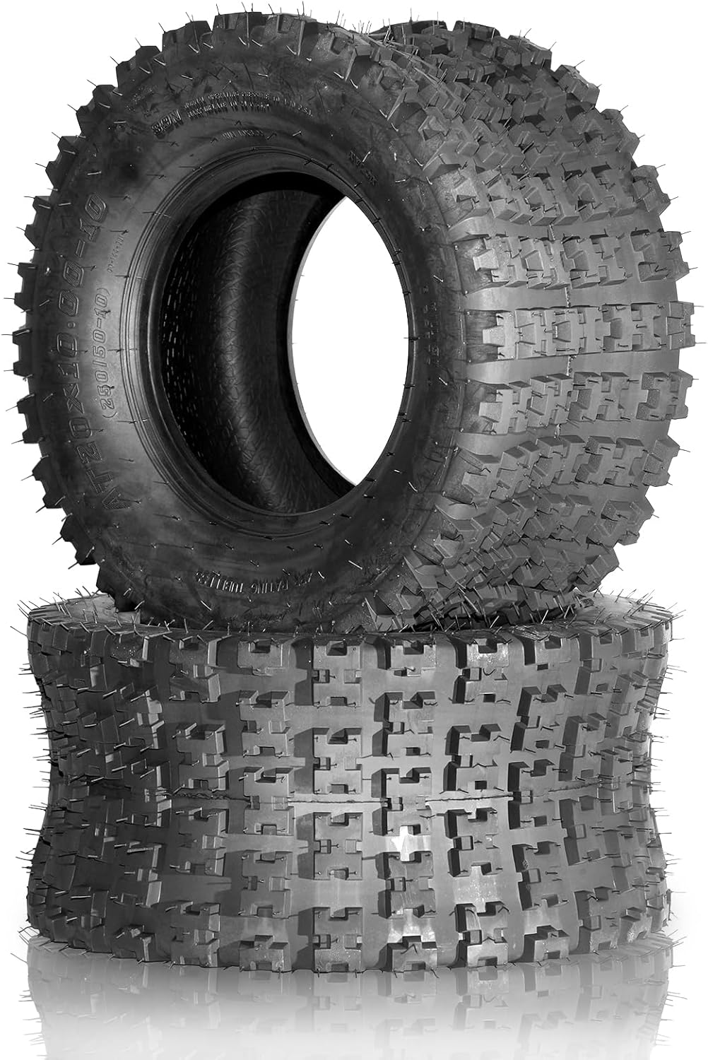 20x10-10 ATV Tires, 4 Ply, All Terrain, Bias Construction, ATV/UTV Tires (Set of 2)