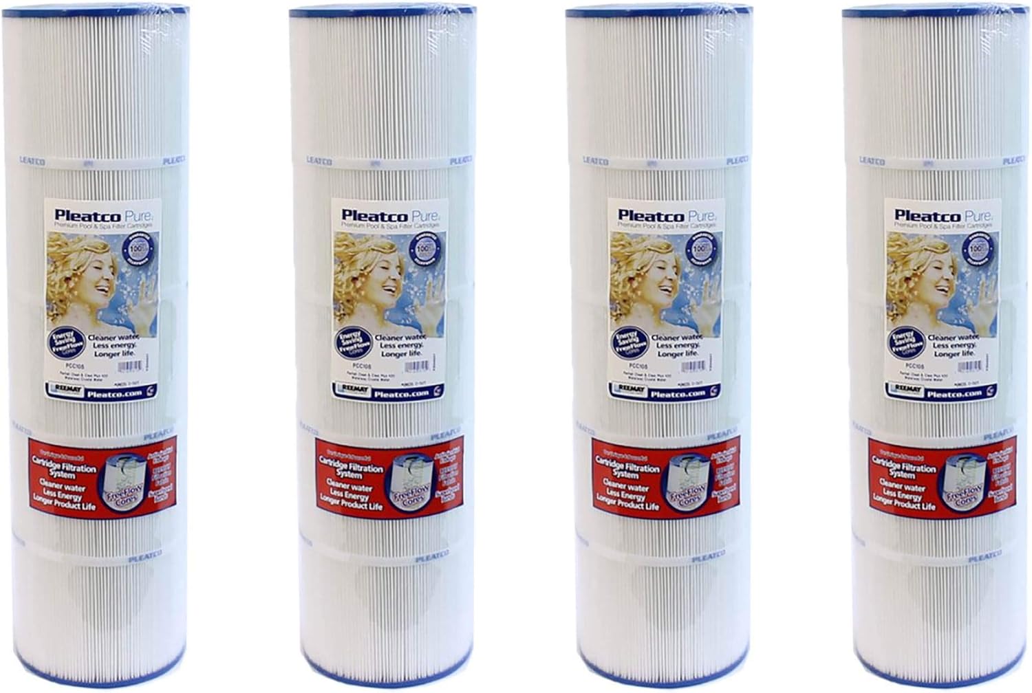 Pleatco PCC105-PAK4 Replacement Cartridge for Pentair Clean and Clear Plus 420, Pack of 4 Cartridges