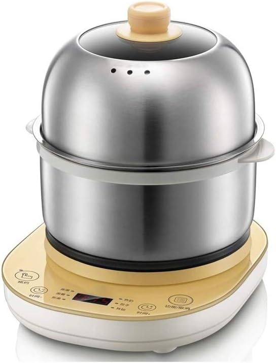 Egg Cooker Stainless Steel Household Small Double-layer Multifunctional Automatic Power-off Steamed Egg Breakfast Machine