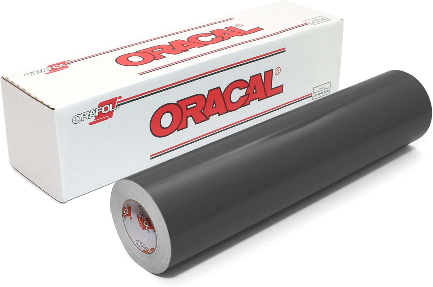 Oracal 651 Glossy Vinyl Roll 12 Inches by 150 Feet - Dark Grey