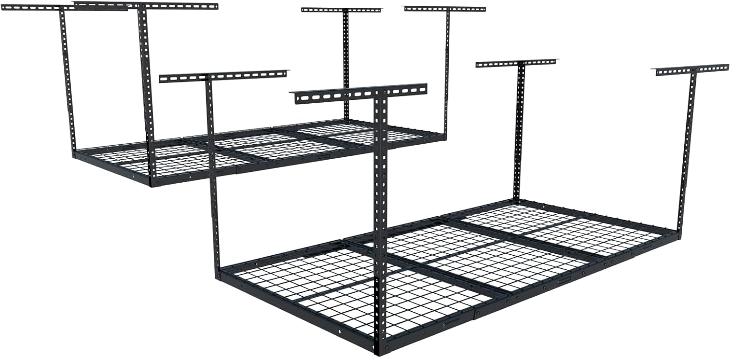 FLEXIMOUNTS 3x6 Overhead Garage Storage Adjustable Ceiling Rack 72