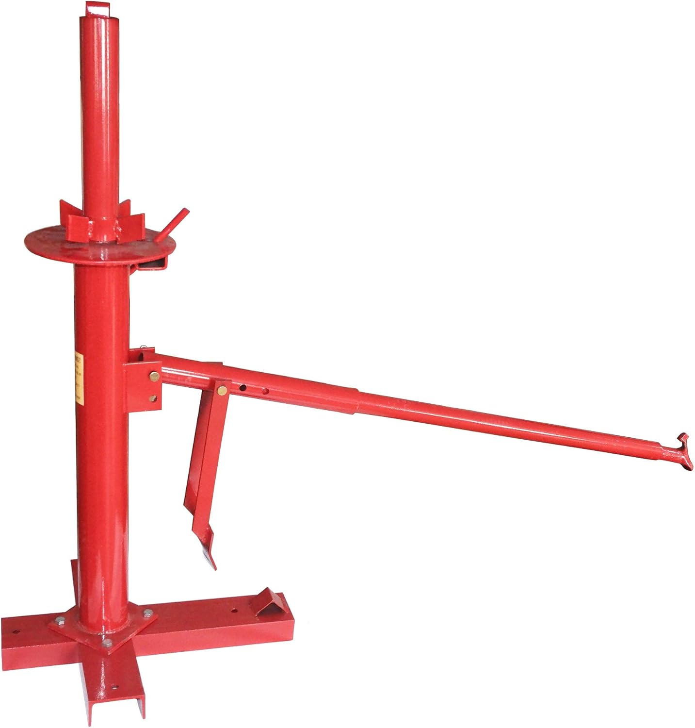 AfterMokit Steel Manual Tire Changer for 8-16 inch ATV UTV Golf Cart Lawn Mower Tractor Trailer Change Tires at Home Farm Implement Tire Manual Bead Breaker Passenger Tire Manual Bead Buster Red