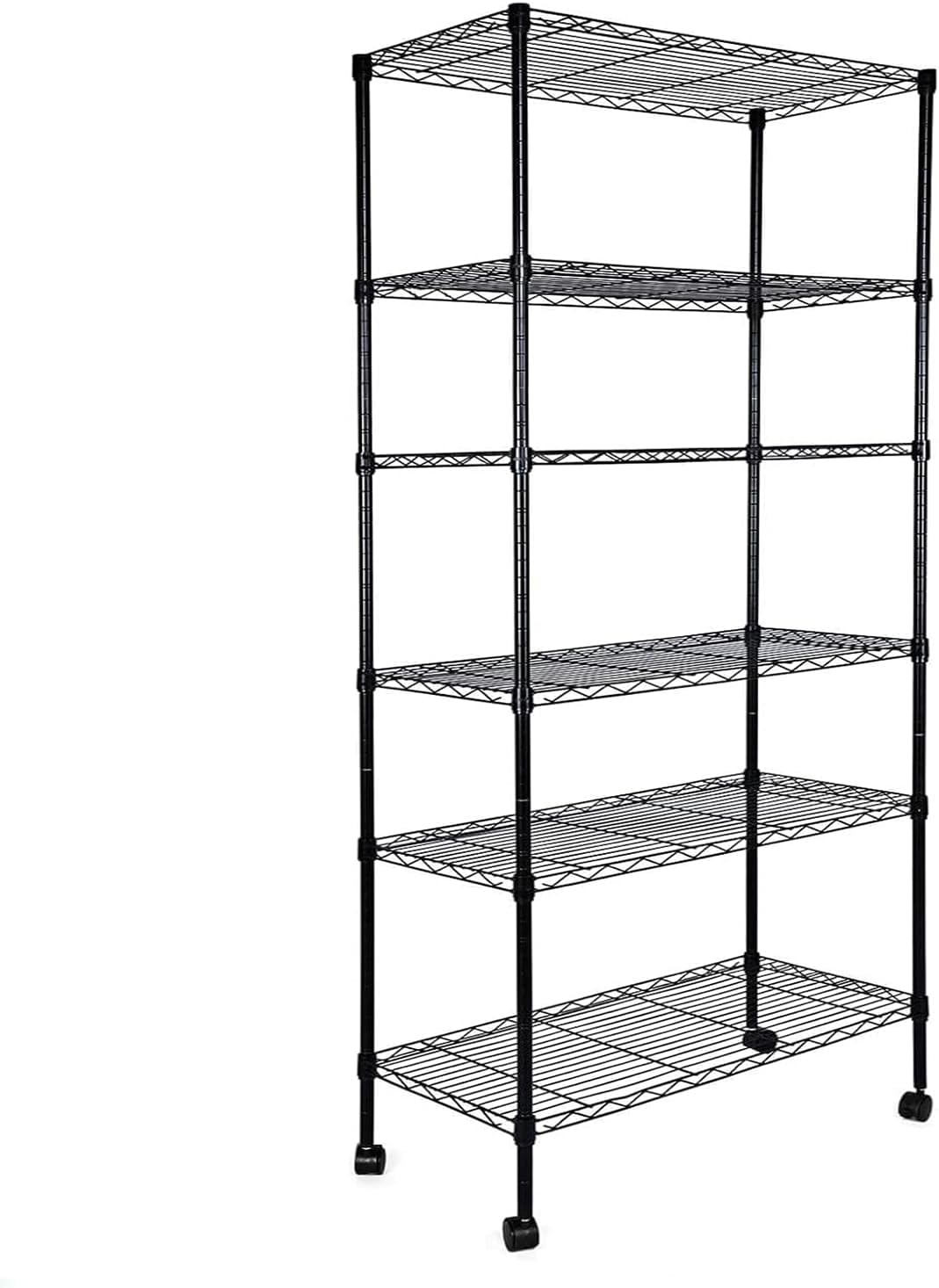 Simple Deluxe Heavy Duty 5-Shelf Storage Shelves, 1750Lb Loading Capacity, 35.43