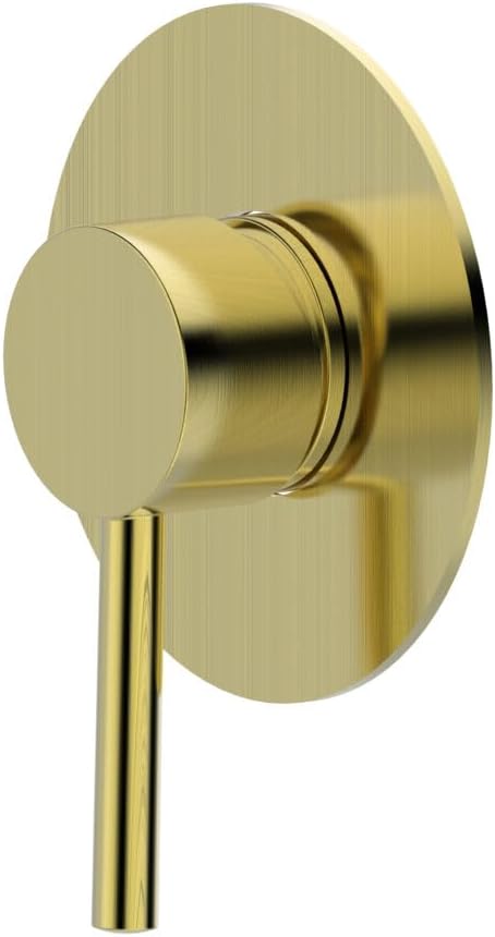 Bath Royale Envol High-Capacity Shower Valve - Pressure-Balancing, All Metal, Brushed Gold