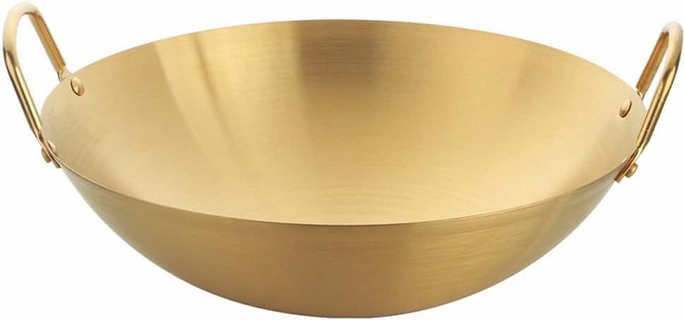 Cooking Utensils Stainless Steel Matte Wok Traditional Gas Stove Pot Kitchen Tools