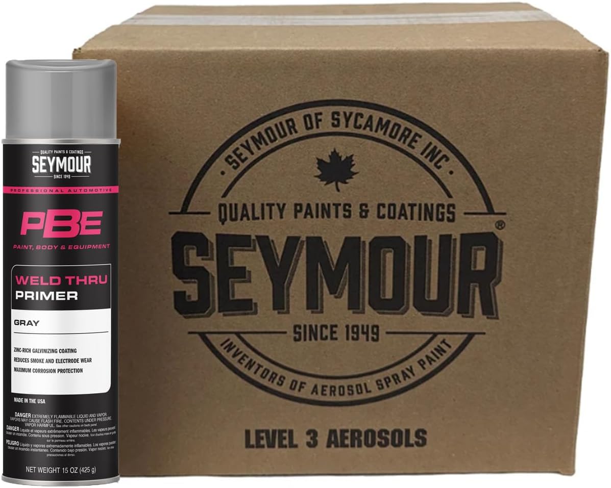 Seymour 20-1675 PBE Professional Primer, Self Etching/Weld Through Gray - 6 Pack