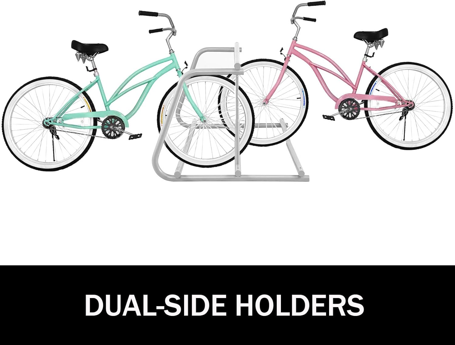 BestEquip 10 Holders Floor Bike Rack, 59