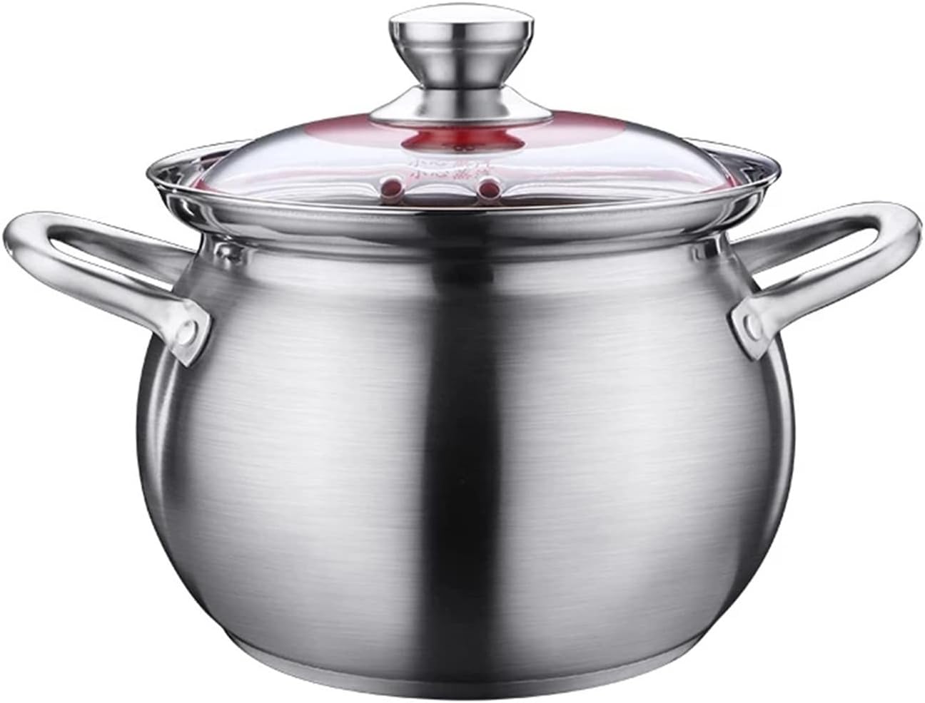 Stainless steel Soup big cooking pot Thickened soup General use of gas in induction cooker for porridge