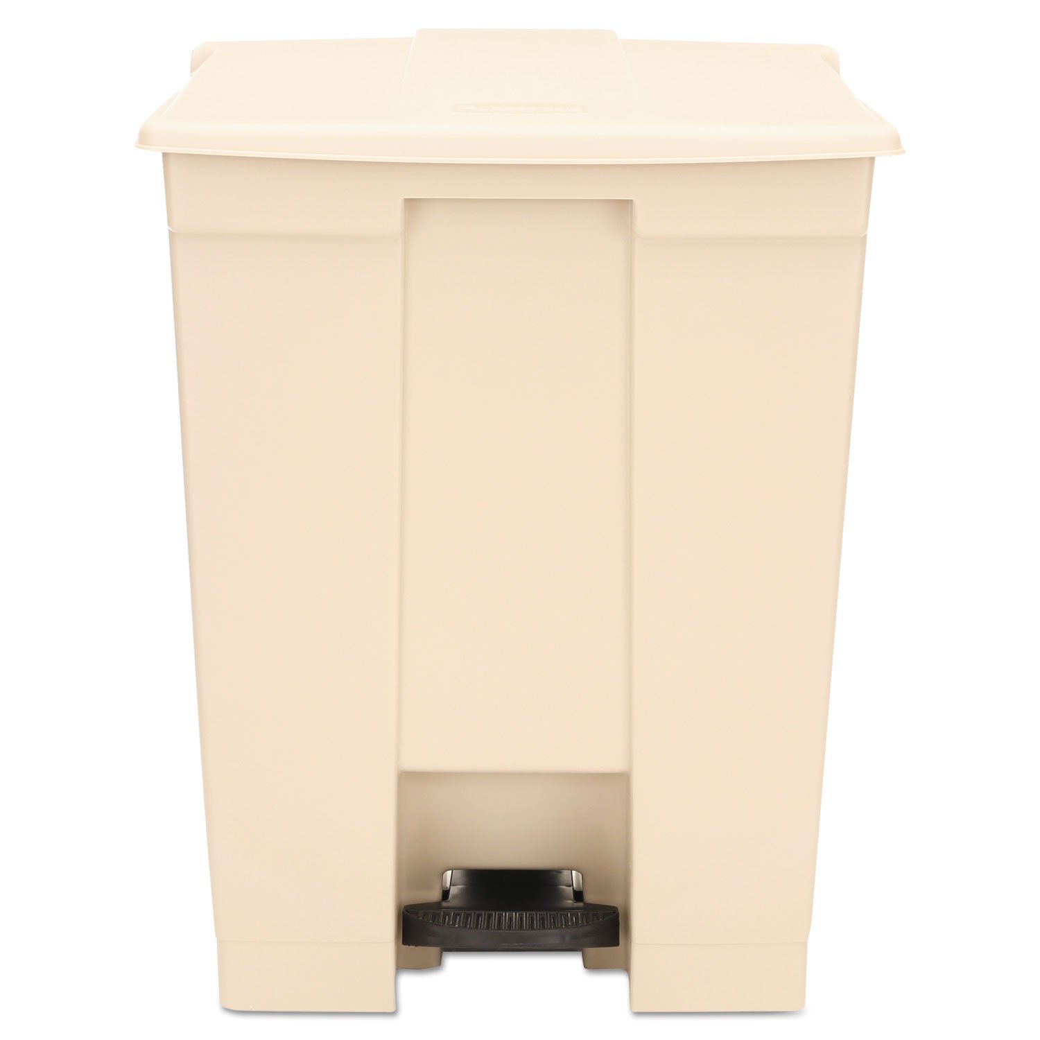 Rubbermaid Commercial Products Step-On Trash Can with Lid 12-Gallon White Hands-Free Sanitary Use Garbage Can for Medical Waste in Hospitals/Lab/Emergency/Patient Rooms