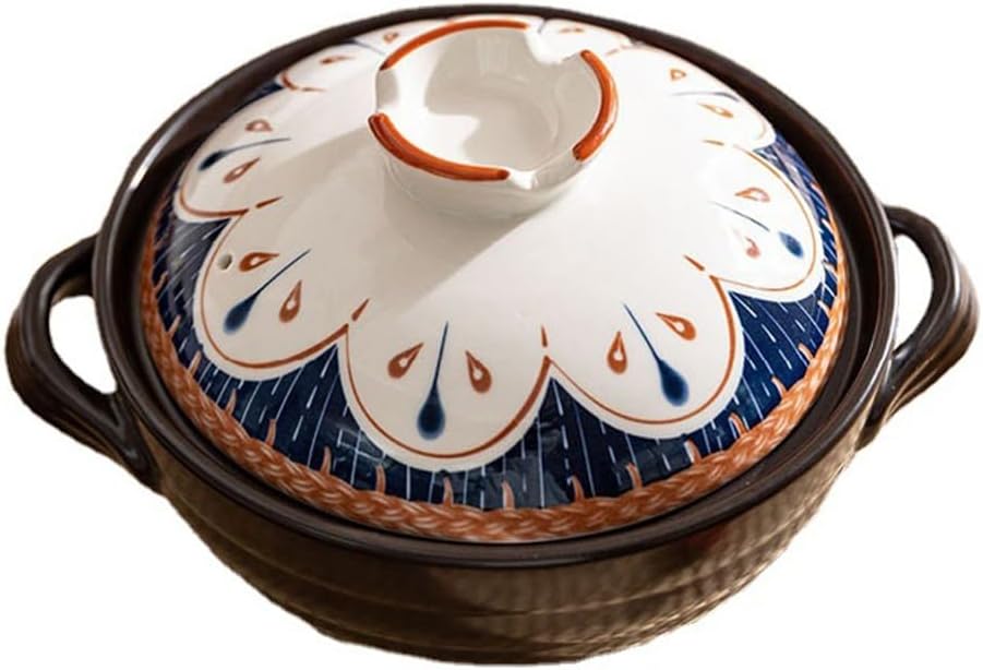 Household Stew Pot Frying Pan Fire Clay Rice Casserole Simmering Porridge Soup Pots