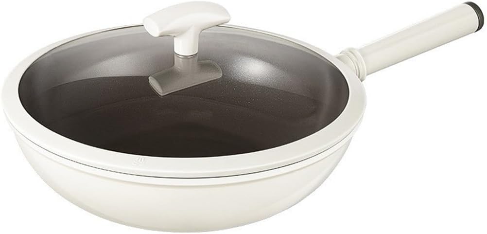 Ceramic Frying Pan Wok Non-stick Household Gas Stove Induction Cooker Universal