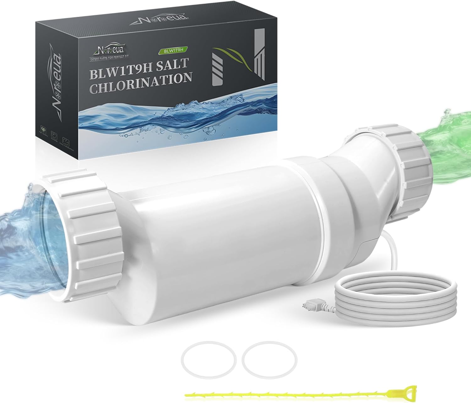 Salt Cell T9 Replacement Hayward Cell W3T-Cell-9 Pool Chlorinator System, Up to 25000 Gallons Turbo Chlorine Generation