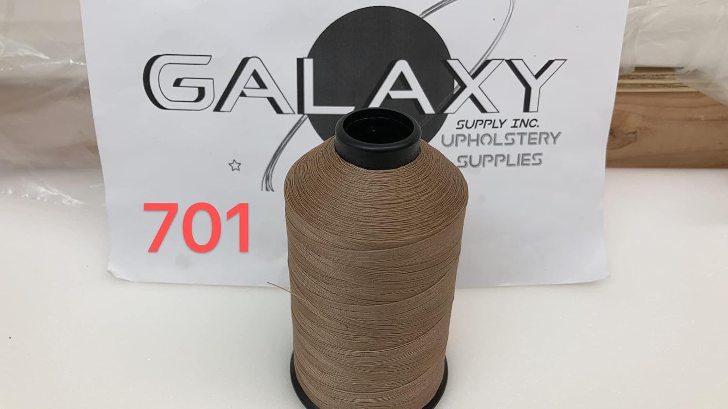 69 Upholstery Thread Tex 70 Bonded Nylon 8 oz. Made in The U.S.A. Sold by 4 Spools Free with Four Pieces Galaxy Supply 5