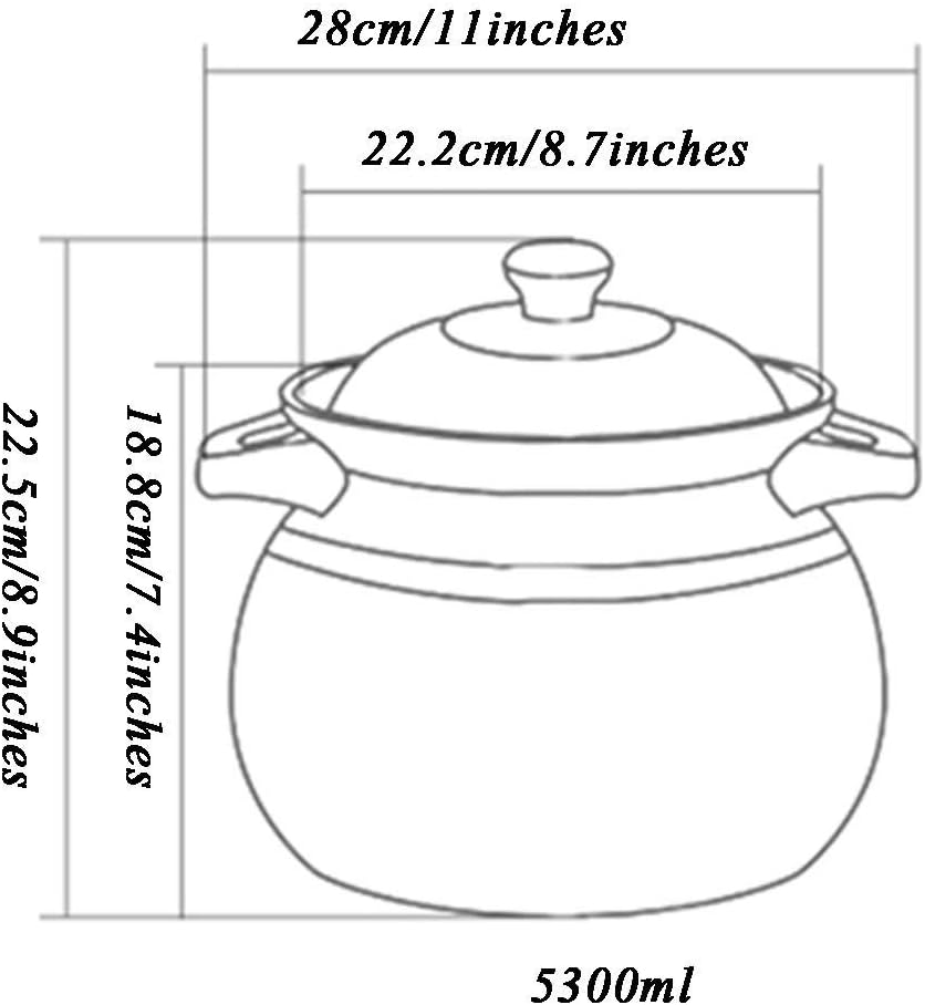 Casserole - Enameled Cast Iron Casseroles Home Kitchen， Chef Deluxe Hot-Pot Insulated Food Warmer(Large)