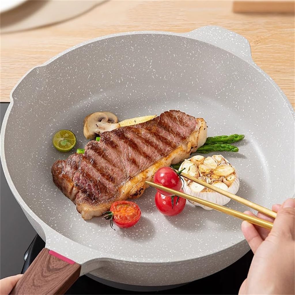 Flat Bottom Non-stick Pan Household Steak Frying Omelette God Pancake