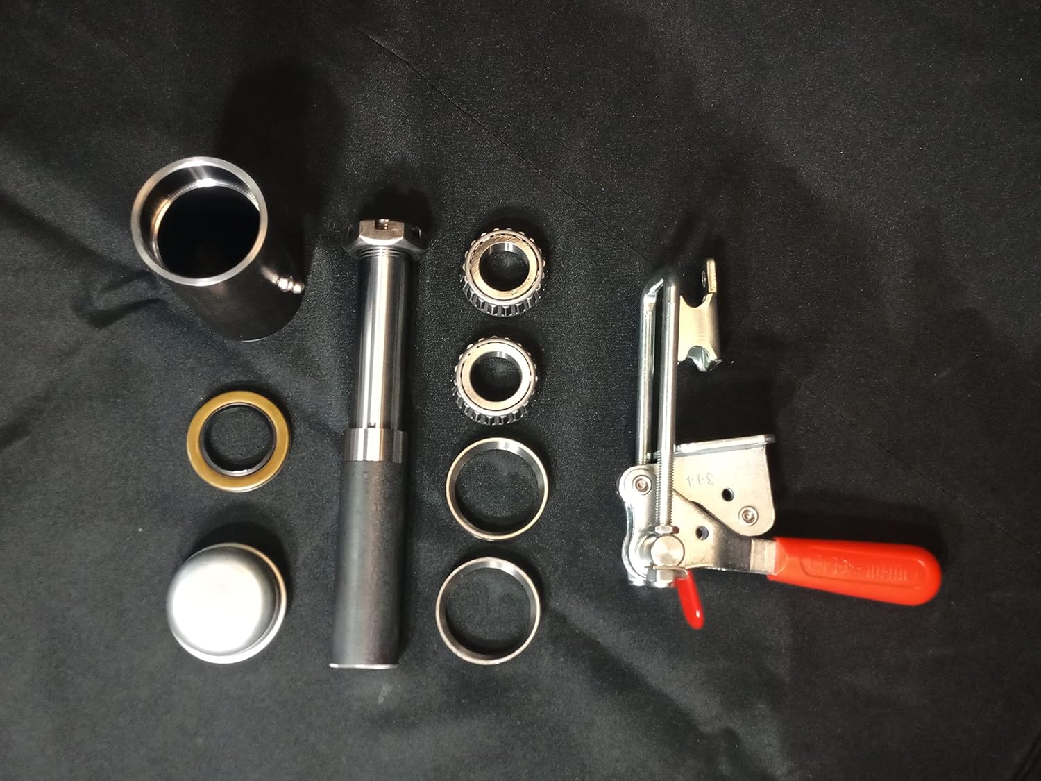 Tire Carrier Hinge and Latch