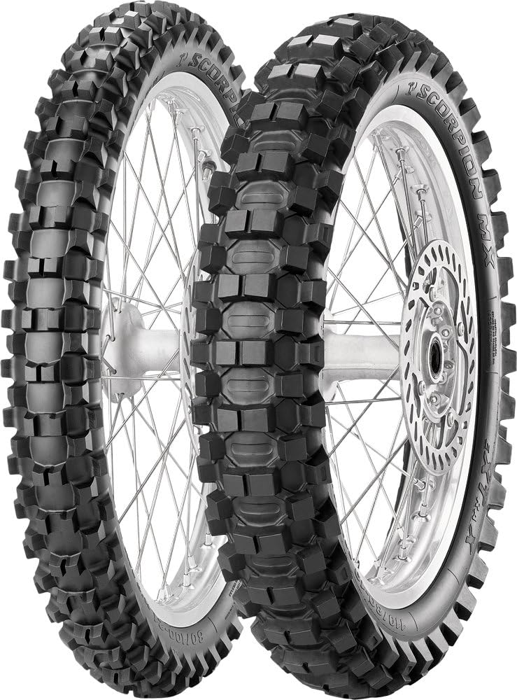 Pirelli Scorpion MX eXTra X Tire - Rear - 110/90-19 , Position: Rear, Tire Size: 110/90-19, Rim Size: 19, Load Rating: 62, Speed Rating: M, Tire Type: Offroad, Tire Application: Intermediate