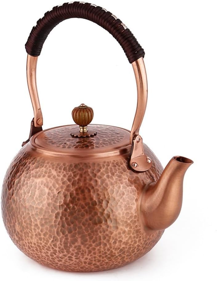 Copper Large Capacity Pot Teapot Household Tea Set Bubble Handmade Single Retro Portable