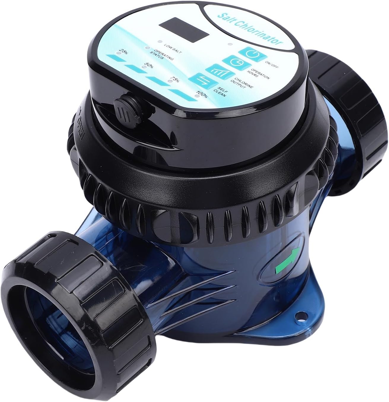 GOWENIC Salt Generator, Smart Control Saltwater Chlorinator with Self Electrodes and Adjustable Cl Output, WiFi 2.4G, for Pools Hot Tubs SPA Up to 45m