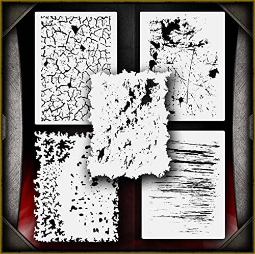 Grunge Set AirSick Airbrush Stencil Template