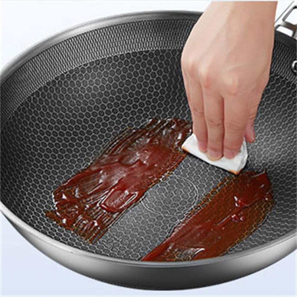 Frying Pan Household Non-stick Stainless Steel Spatula Soup Ladle Steamer Basket