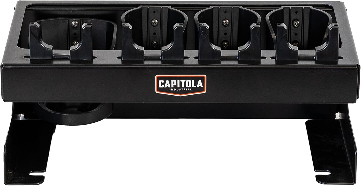 Power Tool Storage Organizer, Garage Tool Organizers and Storage, Drill Holder for Cabinet - 4 Cup