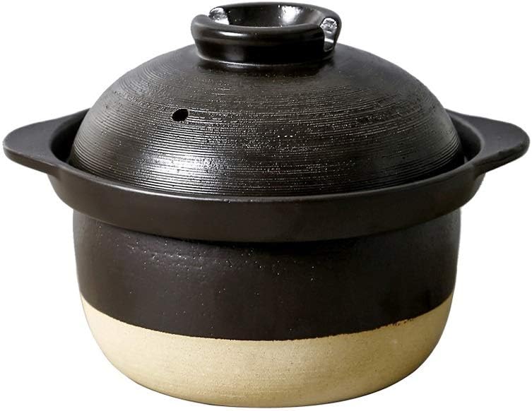 Ceramic Casserole, Stew Pot, Creative Double-lid Rice Cooker, Household Soup