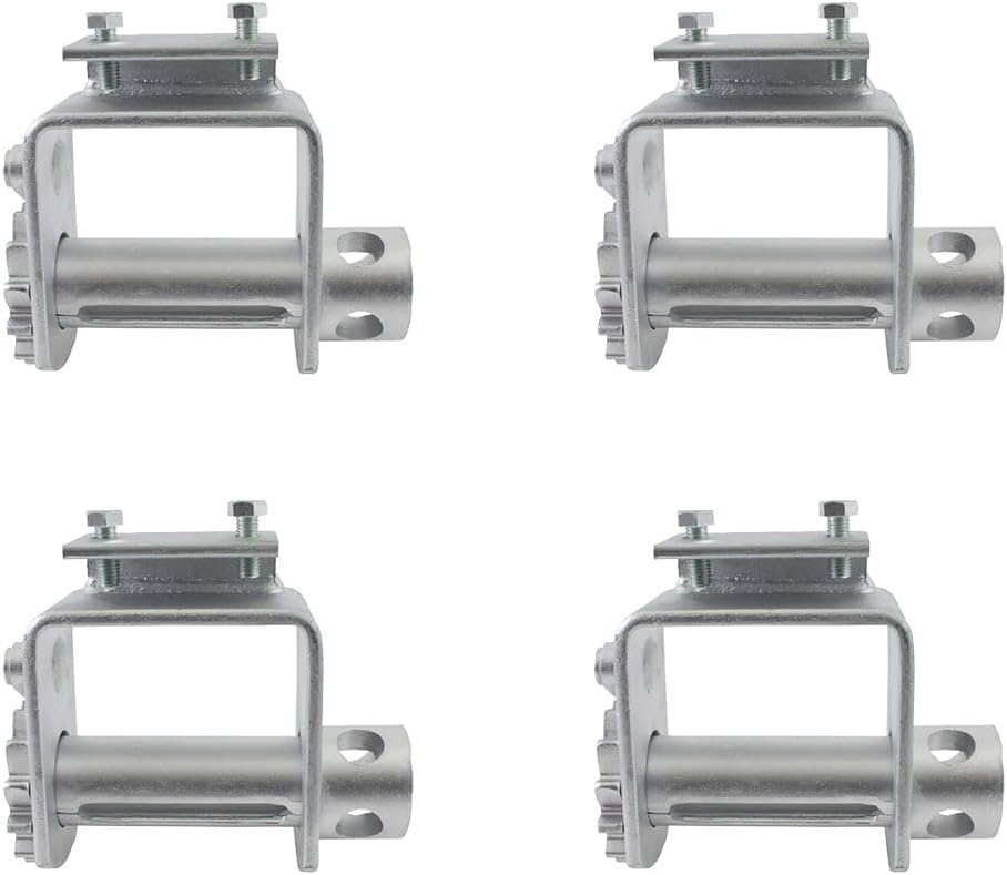 Mytee Products 4 Pack Standard Sliding Bolt on Winch - 5,500 lbs WLL Durable Zinc Coated Steel Bolt-On Winch Application Upto 4 Inch Wide