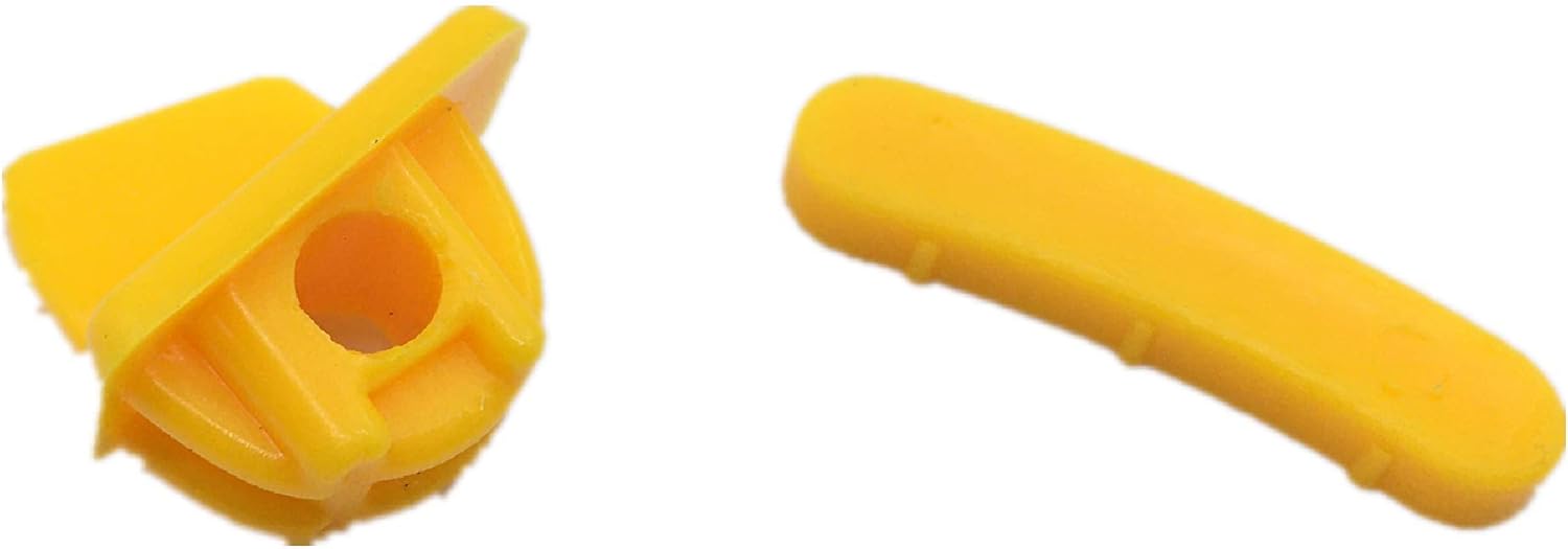 Tire Changer Plastic Insert, Tire Machine Guard, Wheel Rim Edge Protector for Mount Duck Head, Nylon Tyre Demount Fitting Head Part, 6 Front (Upper) + 6 Rear (Lower) Insert Kit/Pack, 5 Packs, 06YCL