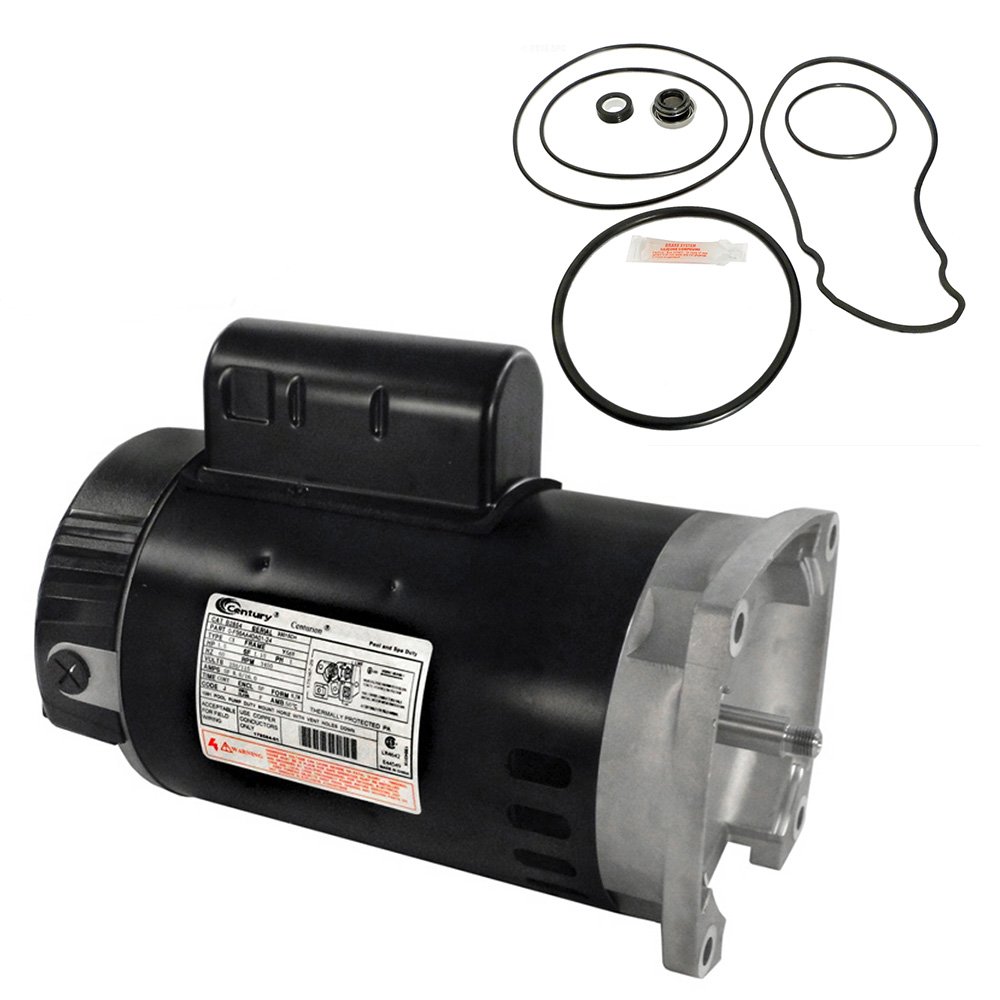 Puri Tech Replacement Motor Kit for Pentair Whisperflo 1.5HP WF-26 AO Smith B2854 w/GO-KIT-32