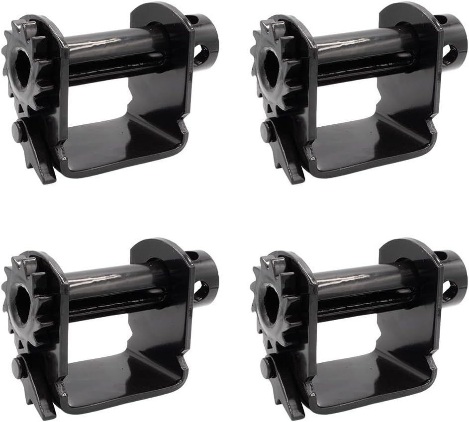 Mytee Products (4 Pack) Trailer Winch - Standard Sliding C Track - Low Profile