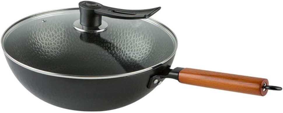 Iron Pot Old Manual Forgeds Without Coating Non-stick Wok Utensils