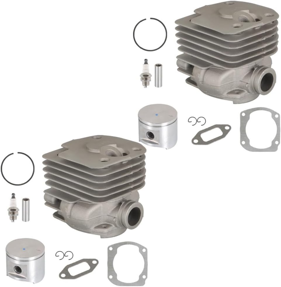 Replacement-Parts For 2 Pack 52 MM Cylinder Piston For Husqvarna 361 365 371 372 372xp 371K Mod-W91R-2436