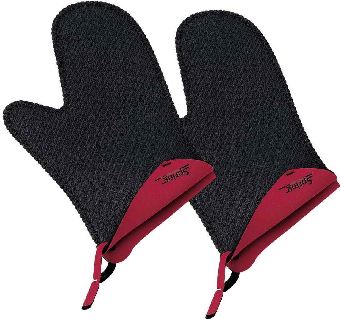 Spring Grips 2094055602 Oven Gloves, Short, 1 Pair Red