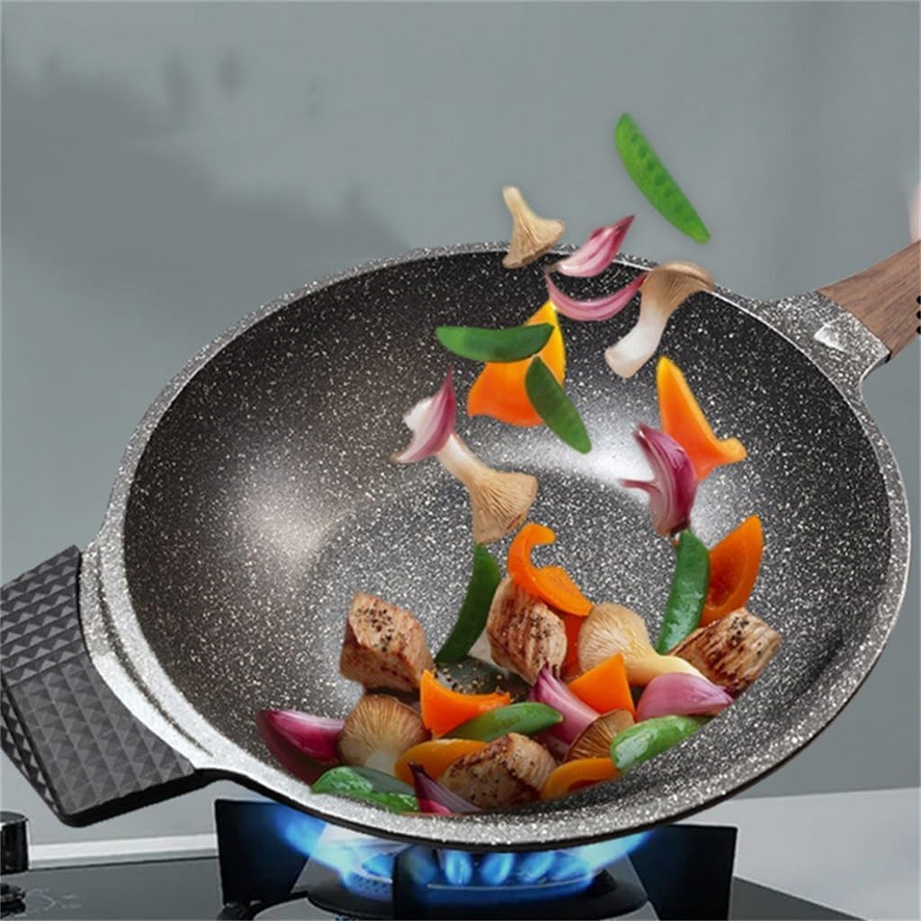 Maifan Stone Grain Non-stick Frying Pan Household Induction Cooker