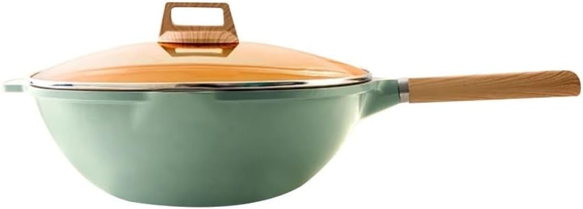 Ceramic Non-stick Wok Household Pan Frying Induction Cooker Gas Special