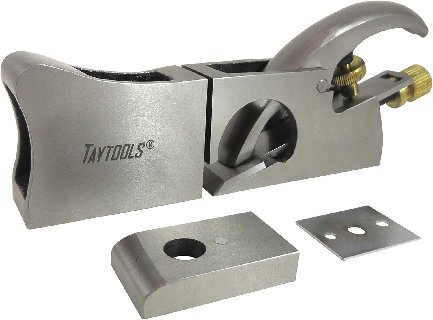 Taytools 469225 3-in-1 Shoulder Plane, Bullnose and Chisel Plane, Ductile Cast Iron, Precision Machined, 1 Inch Wide Blade