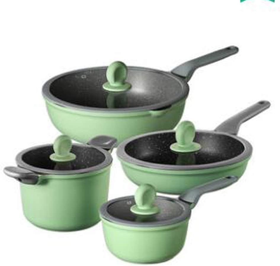 Cookware Set Soup Pot Frying pan Cooking Tool Non- Stick pan Kitchen Induction Cooker Milk Pot Noodles Pot Wok hotpot Casserole
