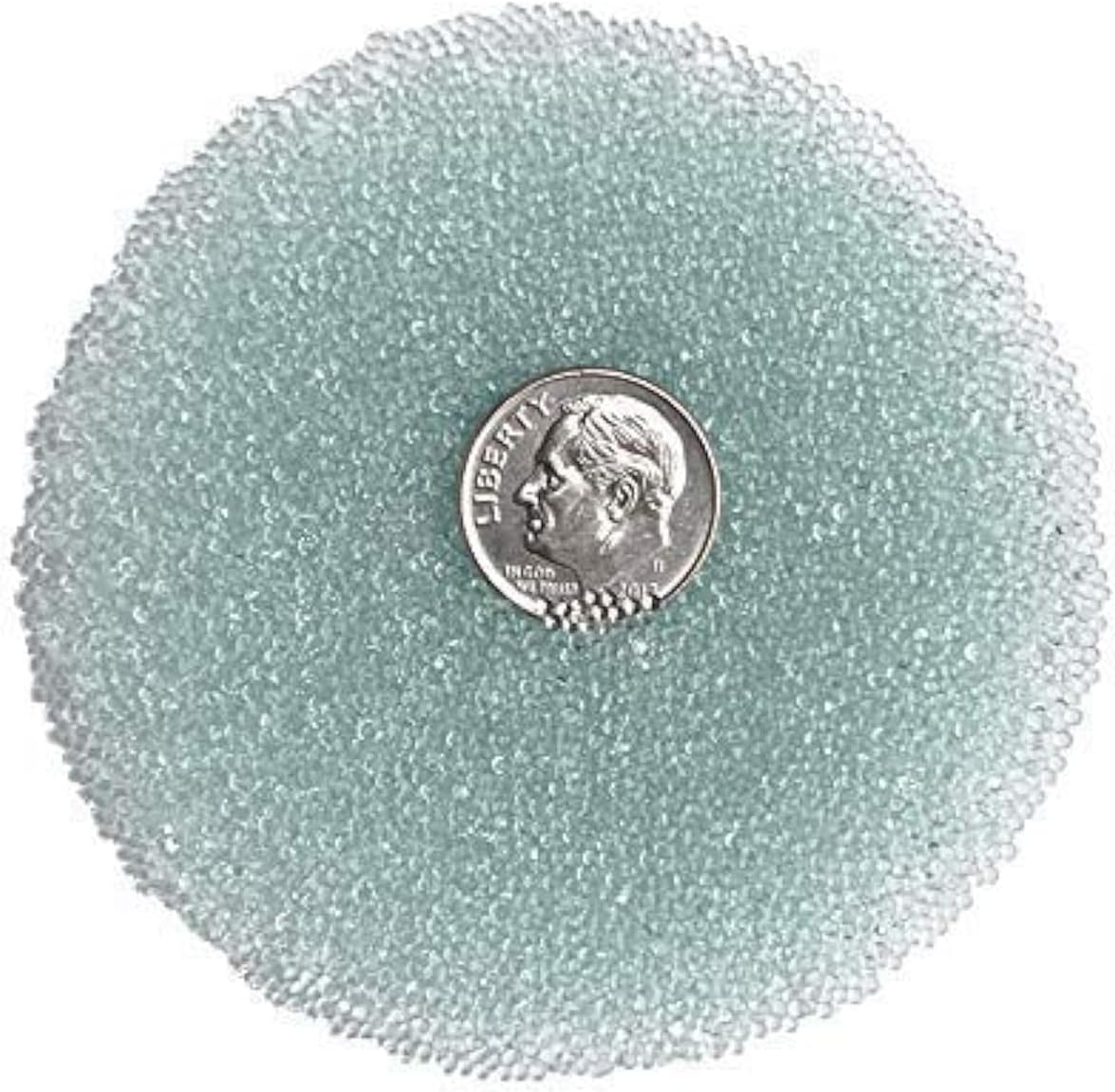 Glass Beads for Weighted Blankets & Crafts (25 LBS) Great Eco-Alternative to Poly Plastic Pellets for Blanket Filler, Lap Pads, Crossfit Weights, Reborn Doll Stuffing