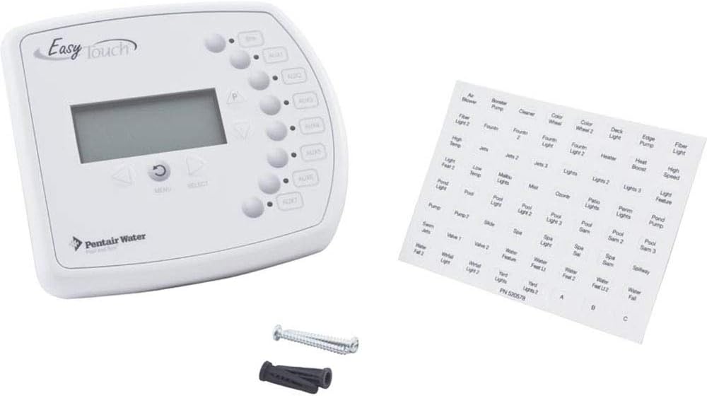 Pentair 520549 EasyTouch Indoor Control Panel for 8 Circuit Systems