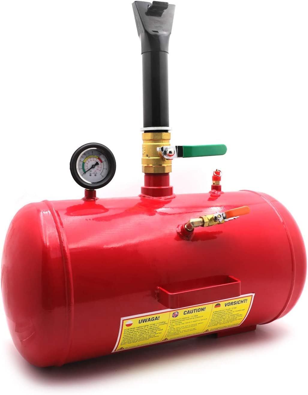 XKMT- Portable 10Gal Vehicle Air Bead Seater Tire Tool Blaster Wheel Tool Red 145Ps New Feature [P/N: ET-CAR-TIRE005-10G-RED]