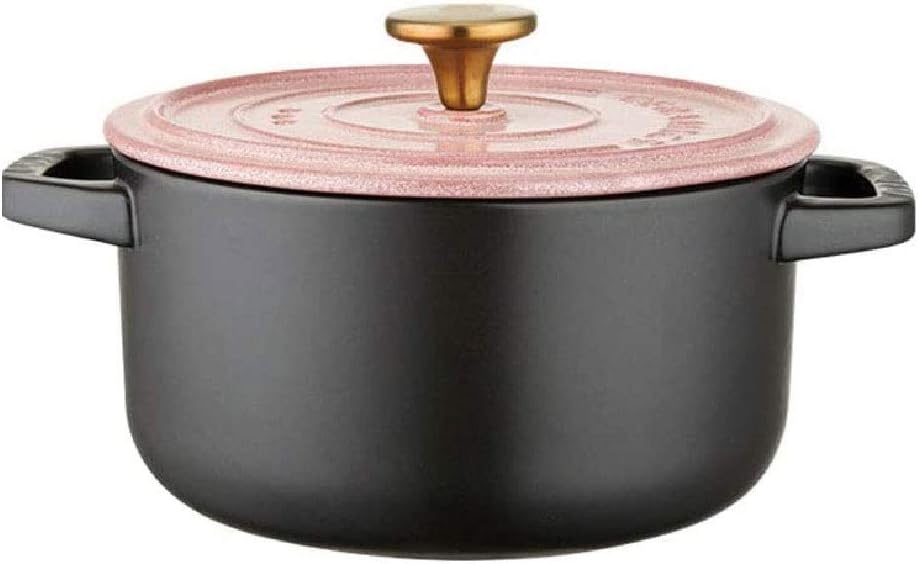 Vertical Pattern Cover Ceramic Casserole Restaurant Kitchen Household Soup Pot Clay for Cooking(E)