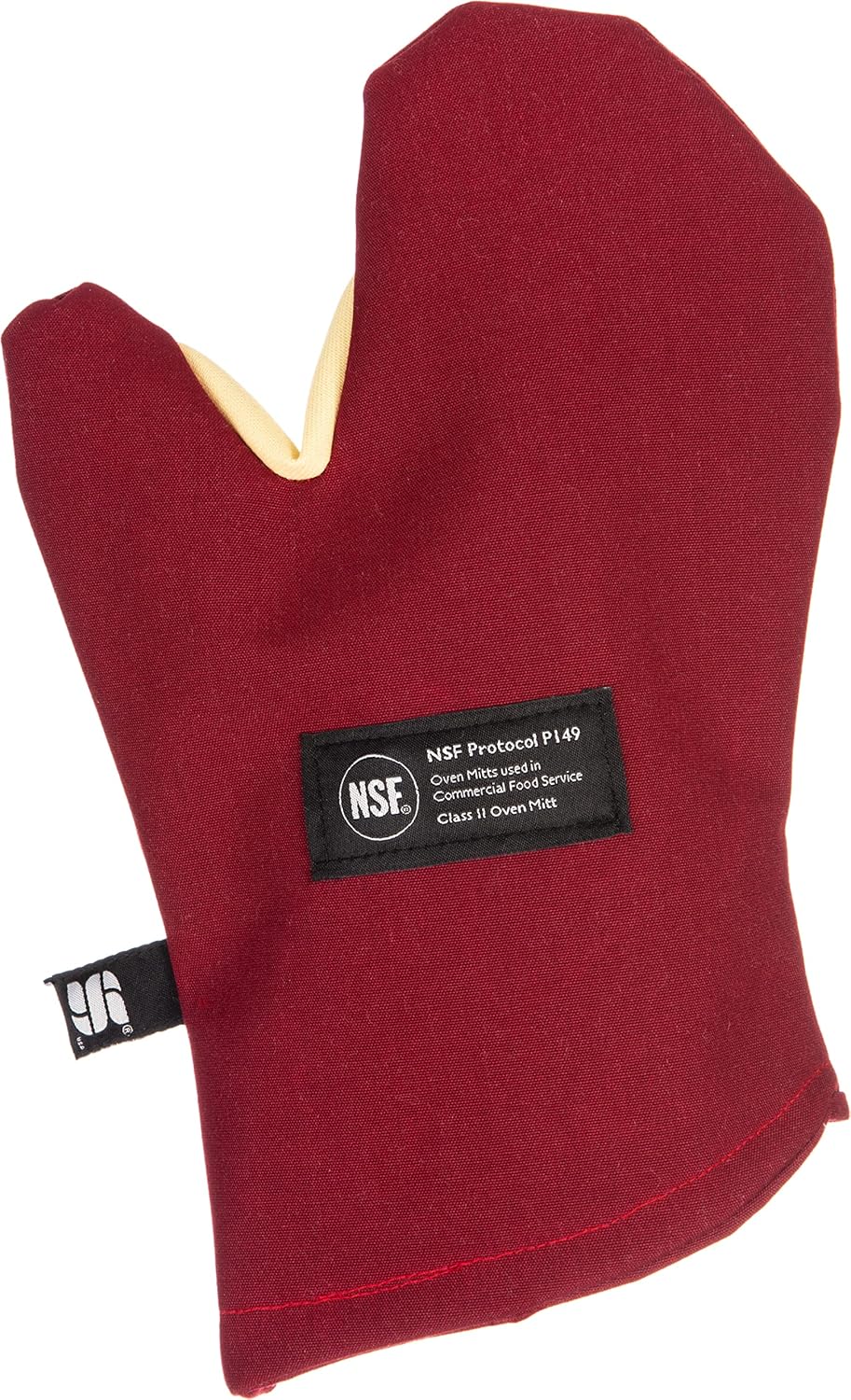 San Jamar KT0224 Cool Touch Flame Conventional High Heat Intermittent Flame Protection up to 900°F Oven Mitt, 24