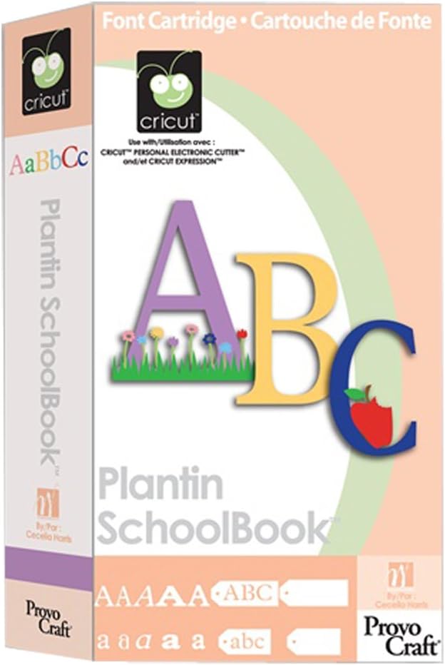 Plantin Schoolbook Cricut Cartridge
