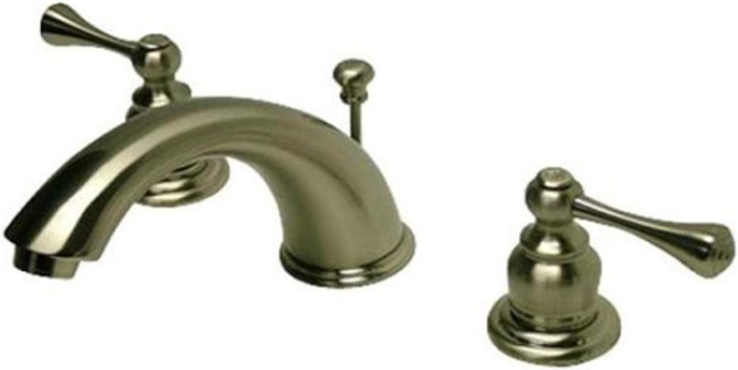 Kingston Brass KB3971BL Vintage Classic 8-Inch Widespread Lavatory Faucet, Polished Chrome