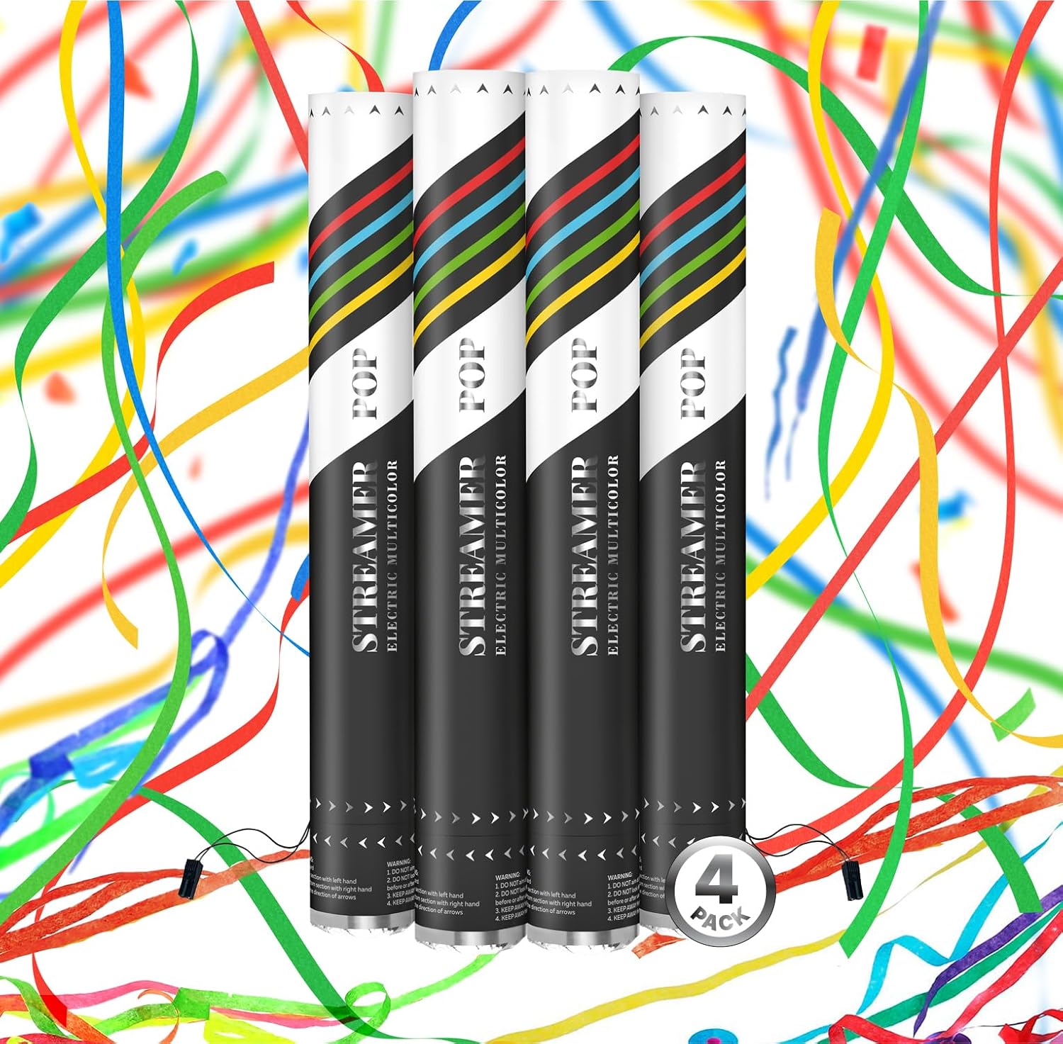 Electric Streamer Cannon Cartridges, 12pcs. - 16