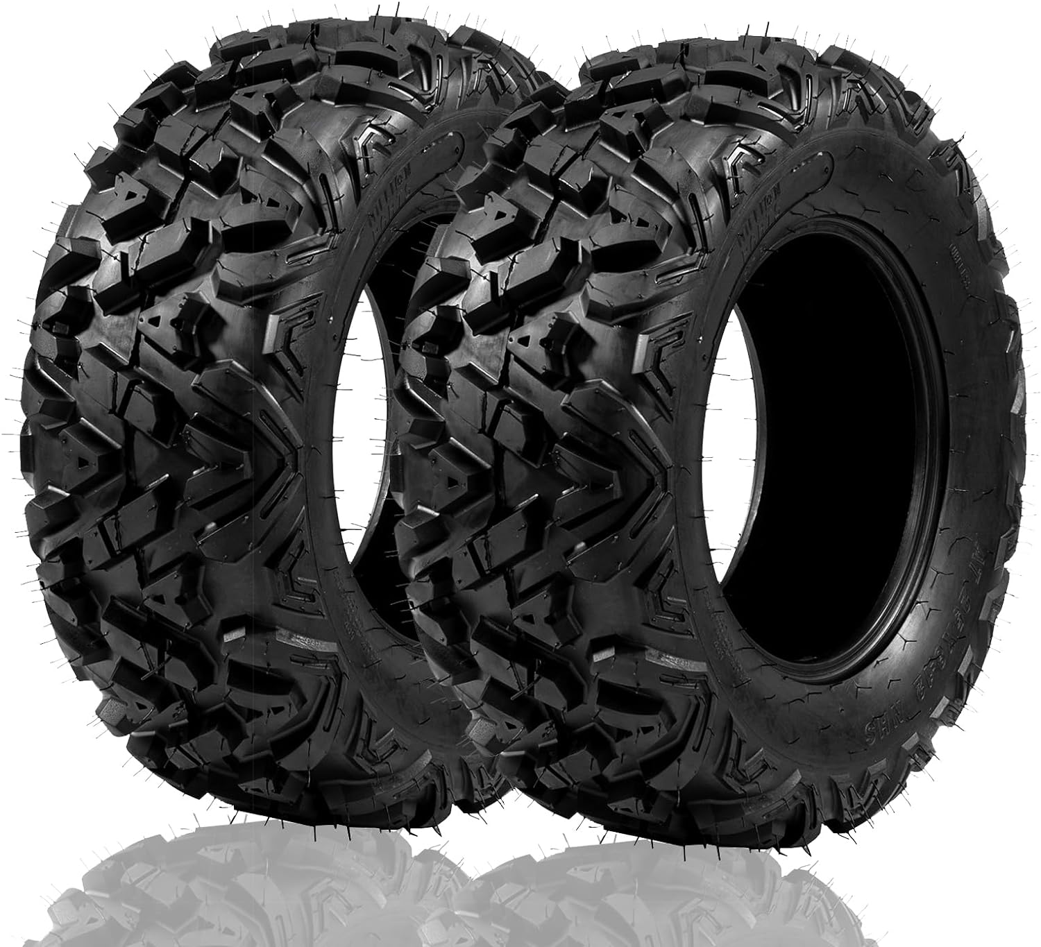 Set of 2 22x10.00-10 ATV UTV Tires 22x10x10 All Terrain Spare Tires 4PR Tubeless